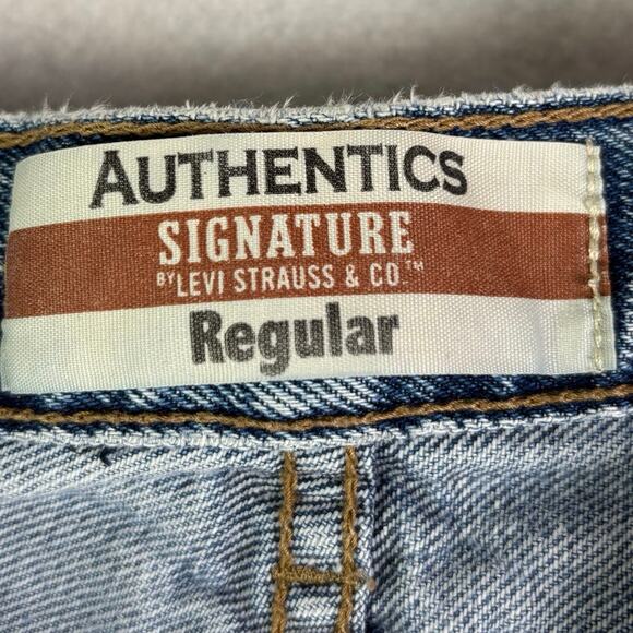 LEVIS Authentic Signature Regular Fit Jeans Men’s Size 36x32 - Picture 7 of 10